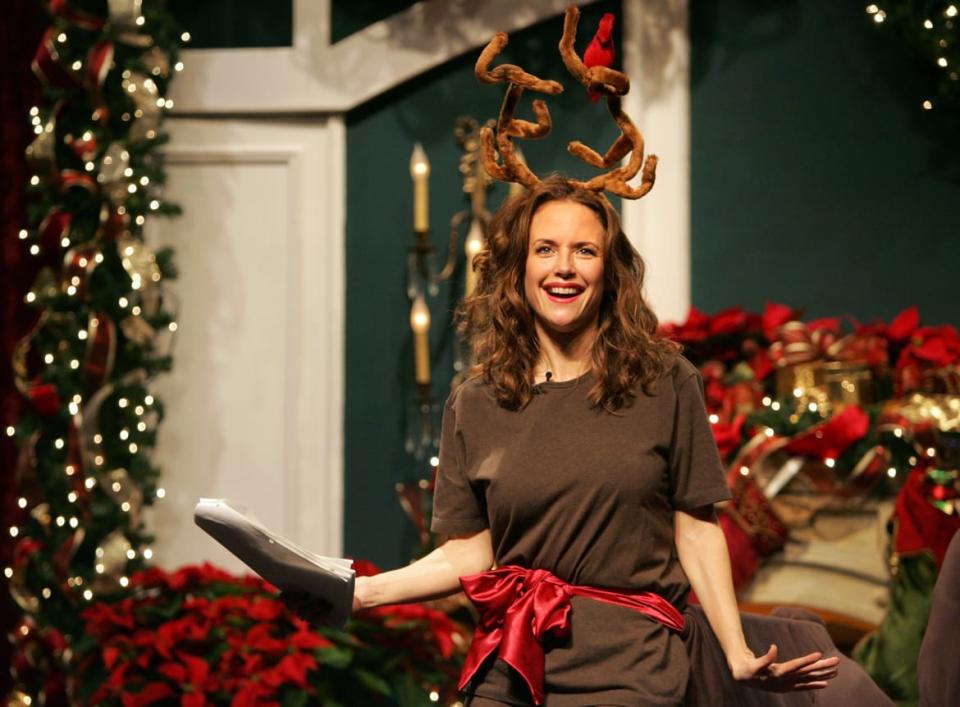 <div class="inline-image__caption"><p>Kelly Preston performs during the Church of Scientology's Christmas Stories XIV at the Church of Scientology Celebrity Centre on December 2, 2006, in Hollywood, California.</p></div> <div class="inline-image__credit">Frazer Harrison/Getty</div>