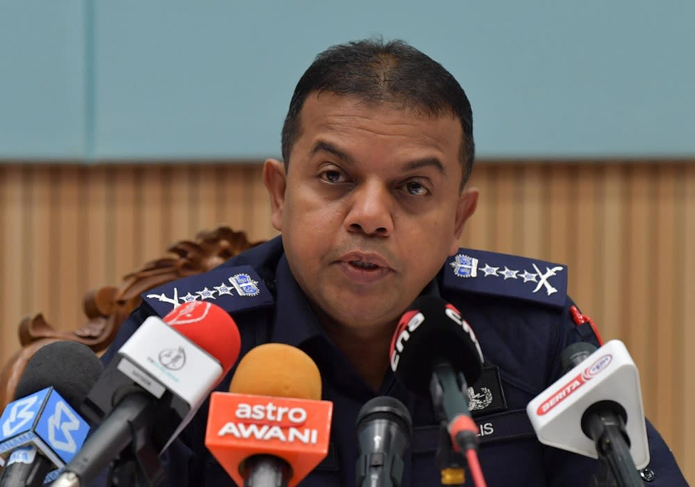 Johor police chief Datuk Ayob Khan Mydin Pitchay said a total of 33 raids were conducted to arrest the syndicate members following a raid at the courier company in Senai on May 15. — Bernama pic