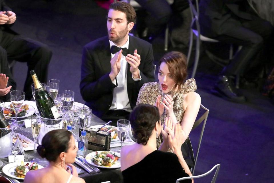 SAG Awards 2019: Emma Stone and Dave McCary Sit Together
