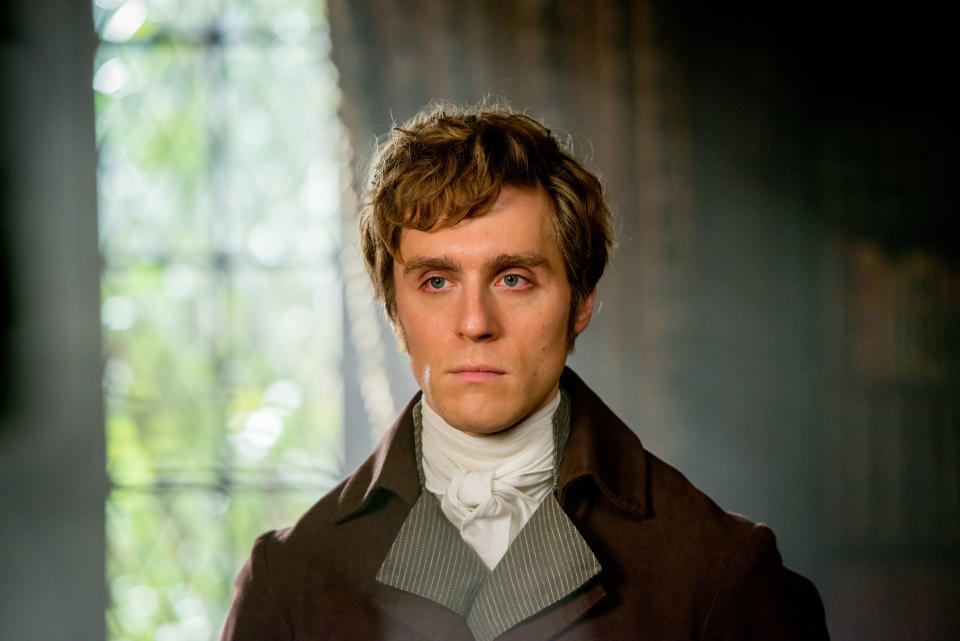 Jack Farthing as George Warleggan in Poldark.