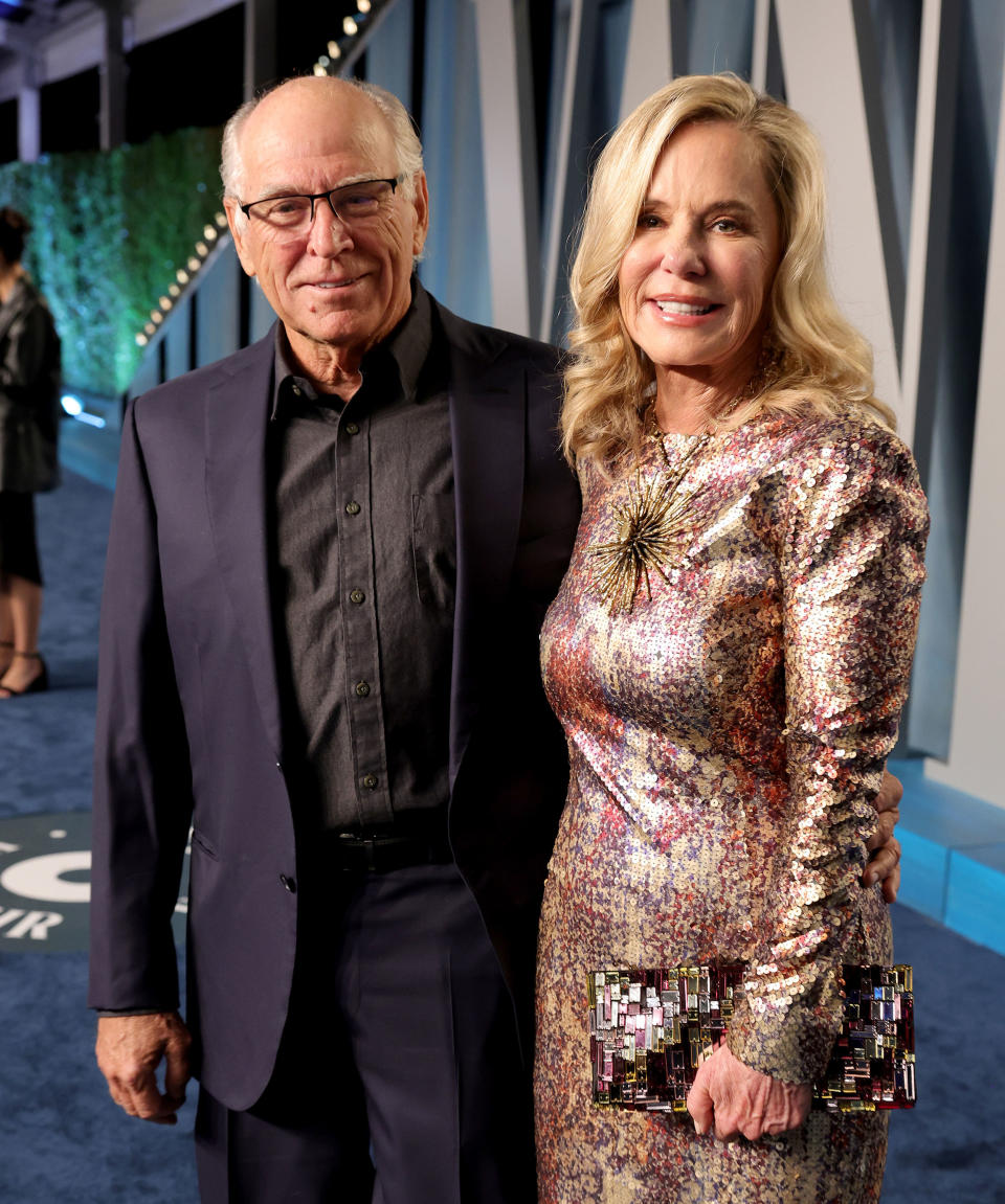 Jimmy Buffett  and Jane Slagsvol (Rich Fury / Getty Images for Vanity Fair)