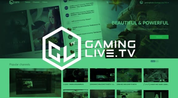 Gaming Live is launching a livestreaming service.