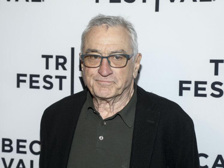 Actor Robert De Niro attends a key to the city ceremony honoring Tribeca Festival co-founder and actor Robert De Niro at Tribeca Grill on Wednesday, June 7, 2023, in New York. (Photo by Andy Kropa/Invision/AP)