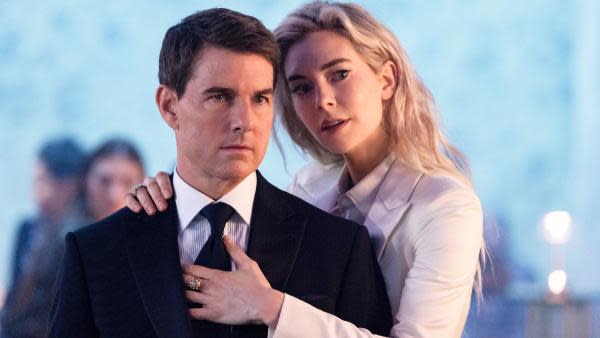 Tom Cruise y Vanessa Kirby en Misión Imposible: Sentencia Mortal - Parte Uno (2023), Paramount Pictures.