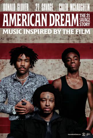 <p>John Canon</p> Donald Glover and Caleb McLaughlin Star as 21 Savage