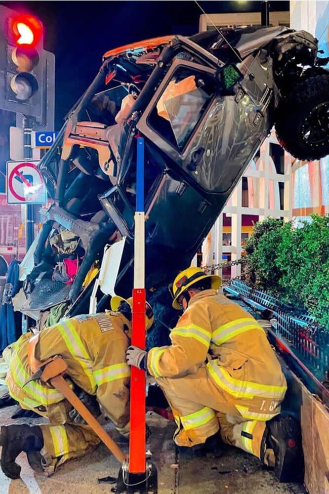 The scene of the accident | Santa Monica Fire Department