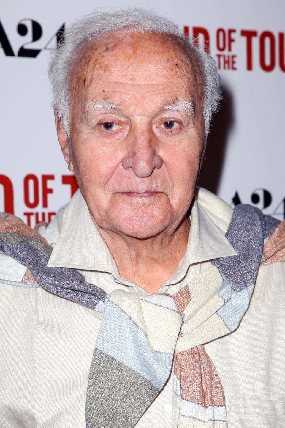 FILE - In this July 13, 2015 file photo, Robert Loggia arrives at the LA Premiere of "The End of the Tour" at the Writers Guild Theater, in Beverly Hills, Calif. Loggia, who played drug lords and mobsters and danced with Tom Hanks in "Big," has died at age 85. His wife Aubrey Loggia said Loggia died Friday, Dec. 4, 2015, at his home in Los Angeles after a five year battle with Alzheimer's. (Photo by Rich Fury/Invision/AP, File)