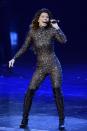 Singer Shania Twain performs during the debut of her residency show "Shania: Still the One" at The Colosseum at Caesars Palace on December 1, 2012 in Las Vegas, Nevada. (Photo by Jeff Bottari/Getty Images)