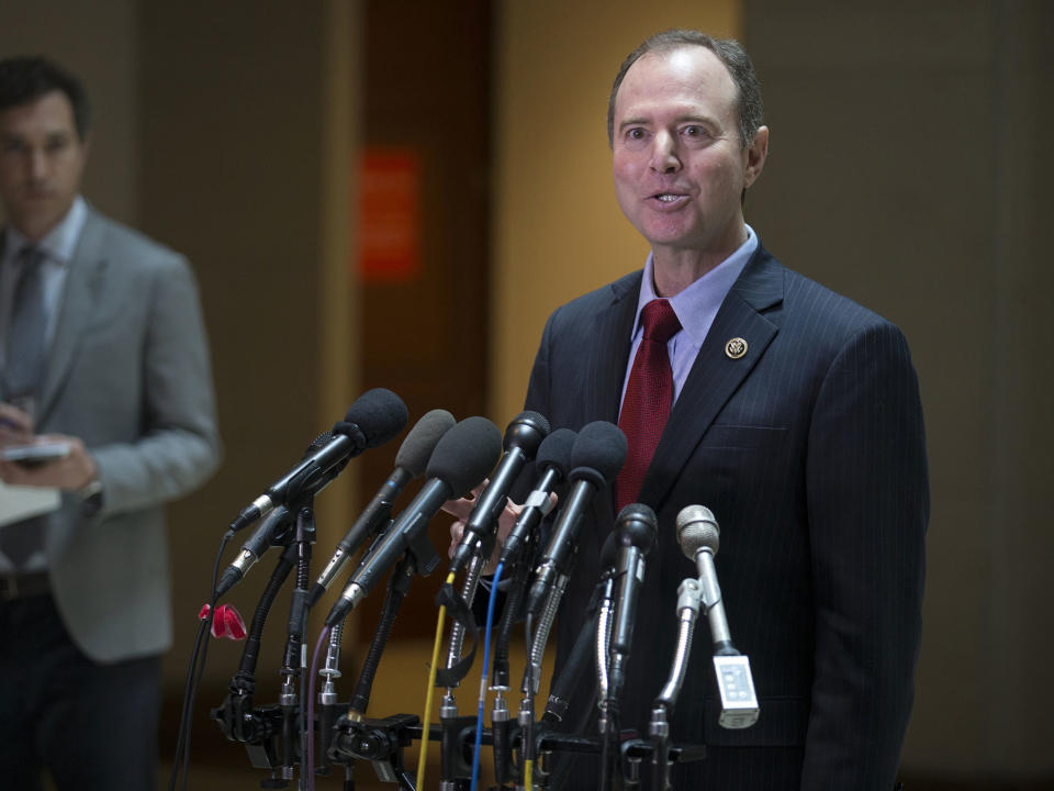 The ranking Democrat on the House Intelligence Committee, Adam Schiff, accuses its chairman of 'choking' public information: EPA