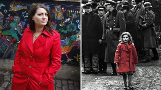 Plys dukke Kæmpe stor lineær What Happened To The Girl In The Red Coat From Schindler's List?