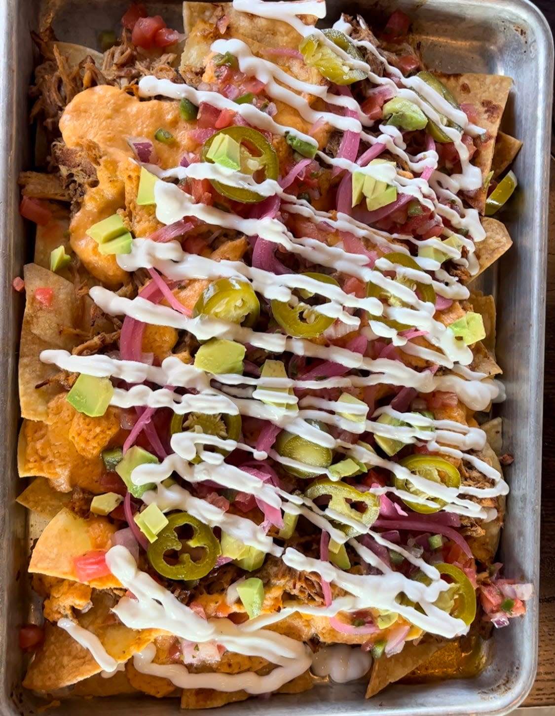 Cask Southern Kitchen & Bar, 9980 Linn Station Road, offers appetizers such as pulled pork nachos, fried green tomatoes and spicy smoked wings.