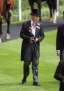 <p>In 2016, William dressed in coat and tails with an umbrella for an accessory.<br><i>[Photo: PA]</i> </p>