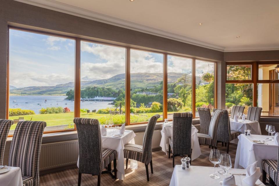 Is there a better view to have with your breakfast? (Cuillin Hills)