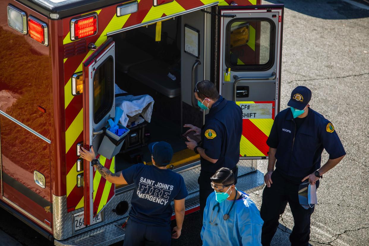 <p>A recent memo released by an LA healthcare leader altered when EMS should transport a cardiac arrest patient to hospitals</p> (AFP via Getty Images)