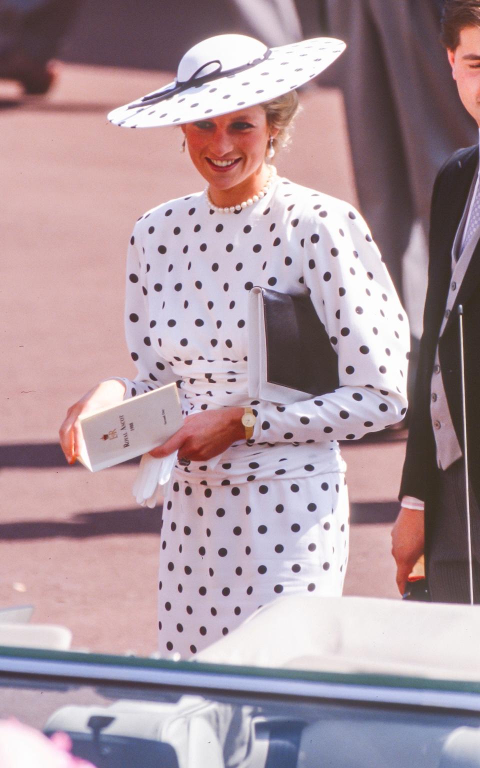 Diana, Princess of Wales attends The Royal Ascot - Julian Parker