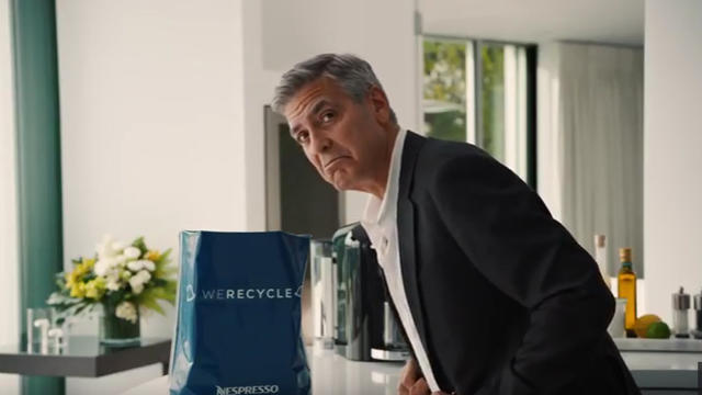 EXCLUSIVE: George Clooney Preaches the Importance of Recycling in New Nespresso  Ad -- Watch!
