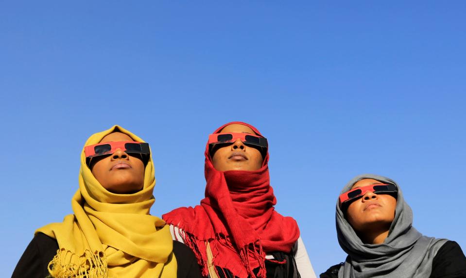 solar eclipse in Sudan