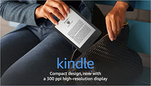 Kindle – The lightest and most compact Kindle, now with a 6” 300 ppi high-resolution display, a…