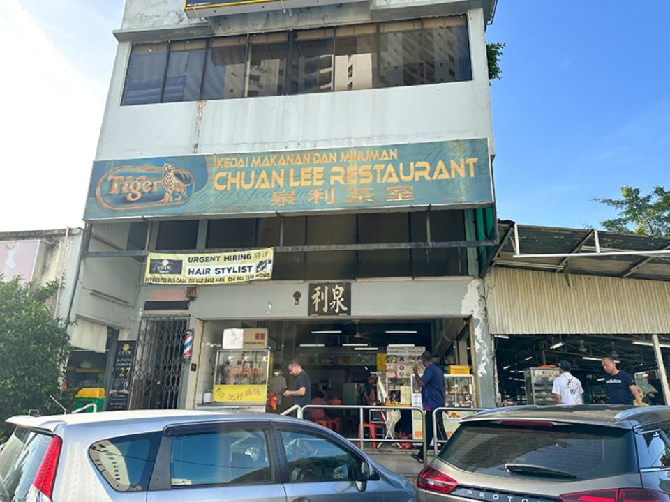 The coffee shop is popular with visitors to the nearby hospital and people who live around the area