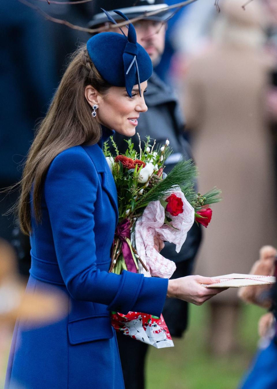 the british royal family attend the christmas morning service