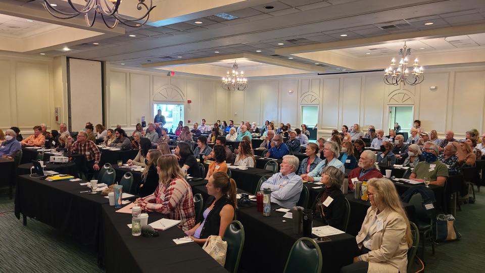 A session at the Florida Springs Council’s Springs Summit, held in Crystal River from April 9-10