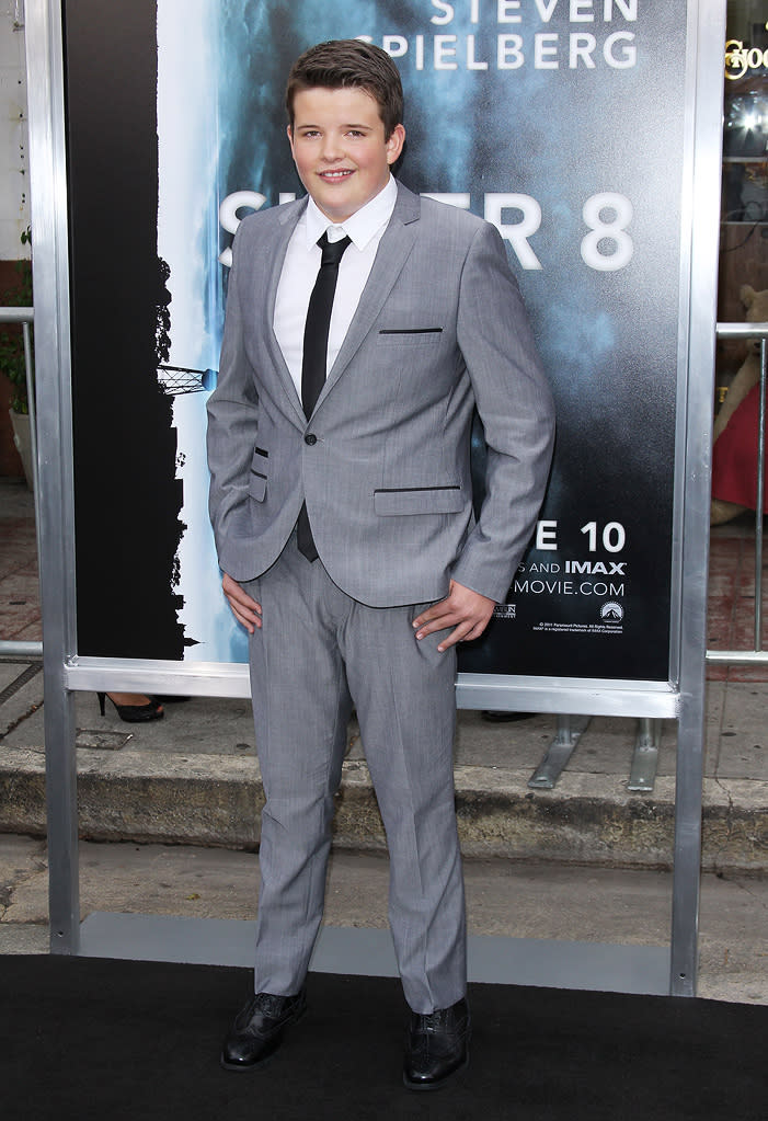 Super 8 LA Premiere 2011 Riley Griffiths