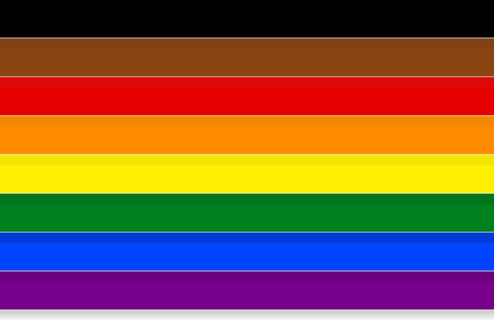 Philadelphia People of Color-Inclusive Pride Flag