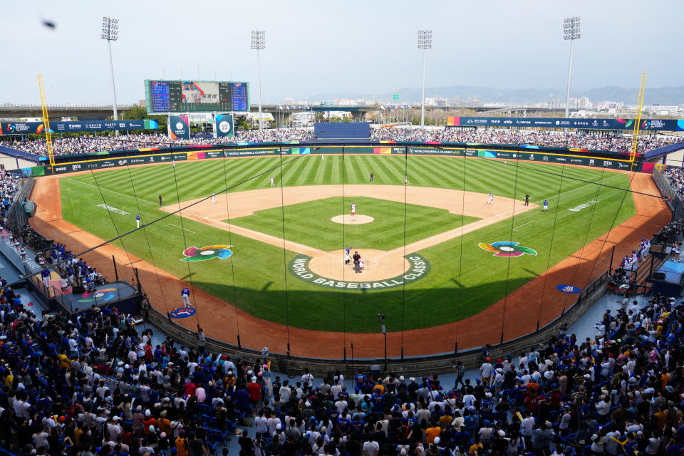 台中洲際球場媲美MLB等級，日前舉辦經典賽讓球迷留下深刻記憶。（台中市政府運動局提供）