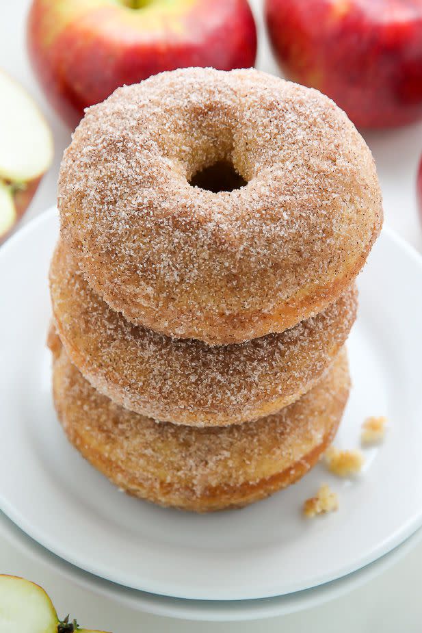 <p>Don't be intimidated by the simple step of browning the butter. As this blogger notes, it "requires just a touch of patience."</p><p><strong>Get the recipe at <a href="https://bakerbynature.com/brown-butter-apple-cider-donuts/" rel="nofollow noopener" target="_blank" data-ylk="slk:Baker by Nature;elm:context_link;itc:0;sec:content-canvas" class="link ">Baker by Nature</a>.</strong></p><p><strong><a class="link " href="https://go.redirectingat.com?id=74968X1596630&url=https%3A%2F%2Fwww.wayfair.com%2Fkitchen-tabletop%2Fpdp%2Ffox-run-brands-nonstick-donut-pan-fru1087.html&sref=http%3A%2F%2Fwww.countryliving.com%2Ffood-drinks%2Fg28172487%2Fapple-cider-donuts%2F" rel="nofollow noopener" target="_blank" data-ylk="slk:SHOP DOUGHNUT PANS;elm:context_link;itc:0;sec:content-canvas">SHOP DOUGHNUT PANS</a><br></strong></p>