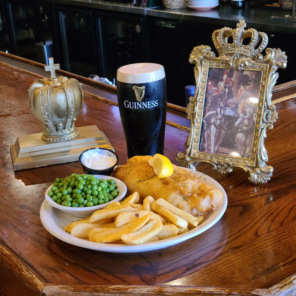 Fish and chips at British Open Pub in Bonita Springs.