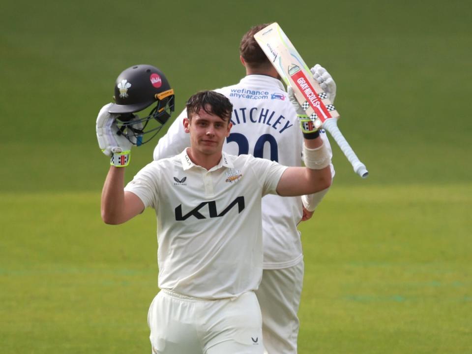 Jamie Smith scored another century for Surrey against Essex on Sunday (Getty Images for Surrey CCC)