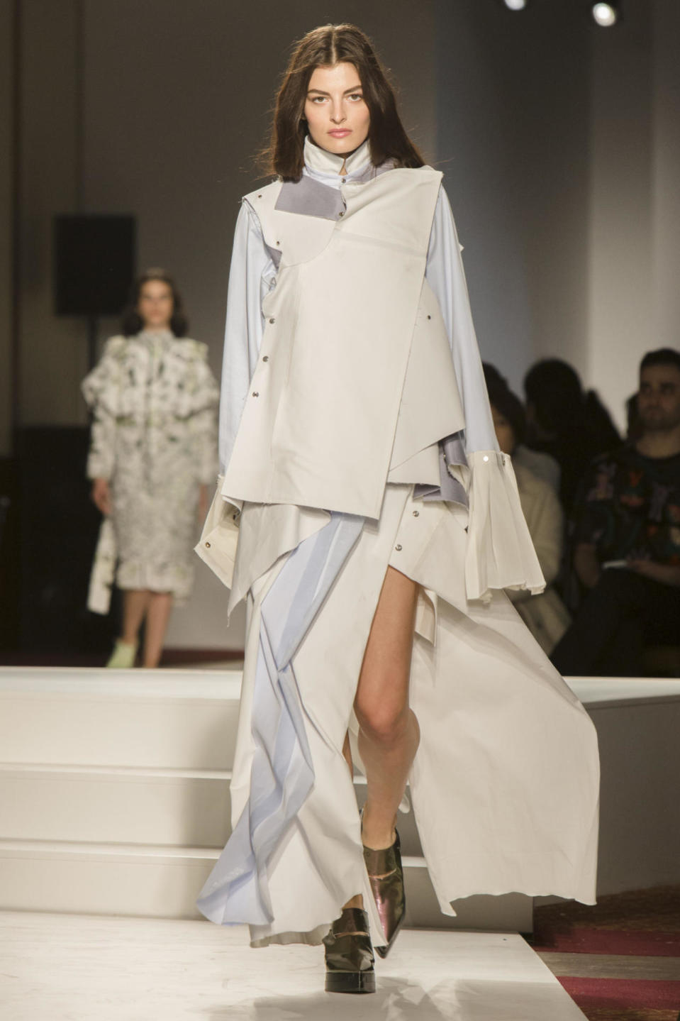 Parsons graduate Wei Hung’s design combined severity and softness to very dramatic effect.