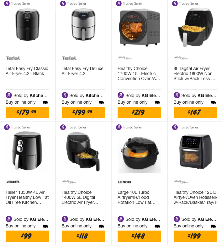 bunnings air fryers online