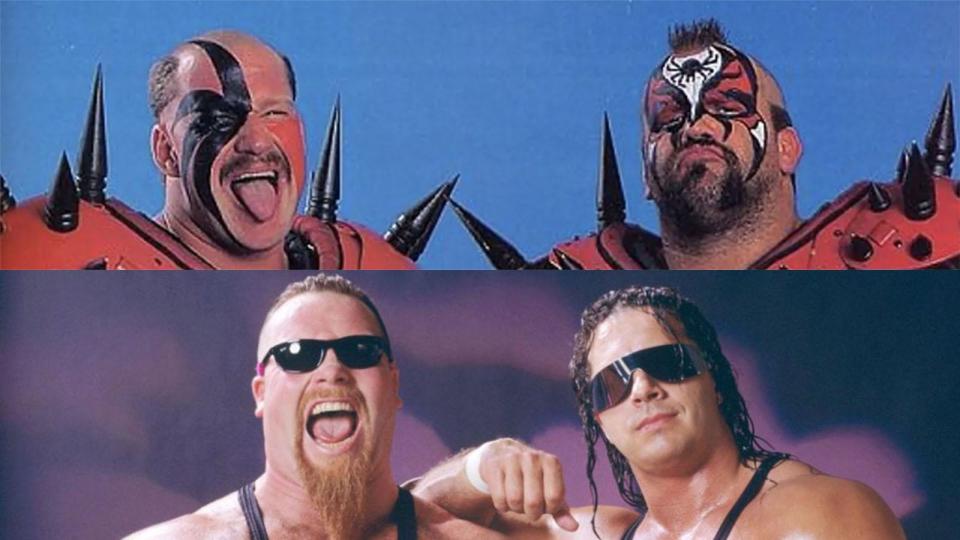 The Road Warriors will vie with the Hart Foundation in the Final Four for the best Tag Team of the 1980s.