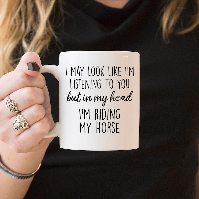 Horse Riding Mug