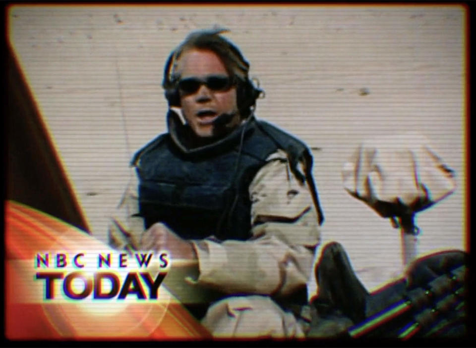 NBC's David Bloom reports from Iraq before his death in 2003. (TODAY)