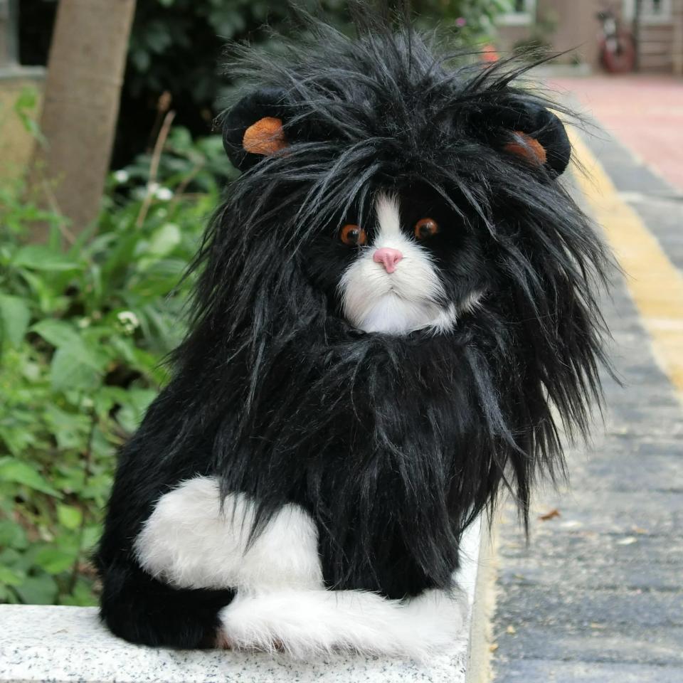 Lion Mane Wig for Cats