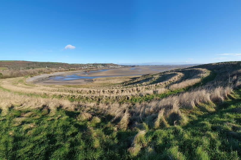 'Teletubby Hill' at Burry Port, Carmarthenshire