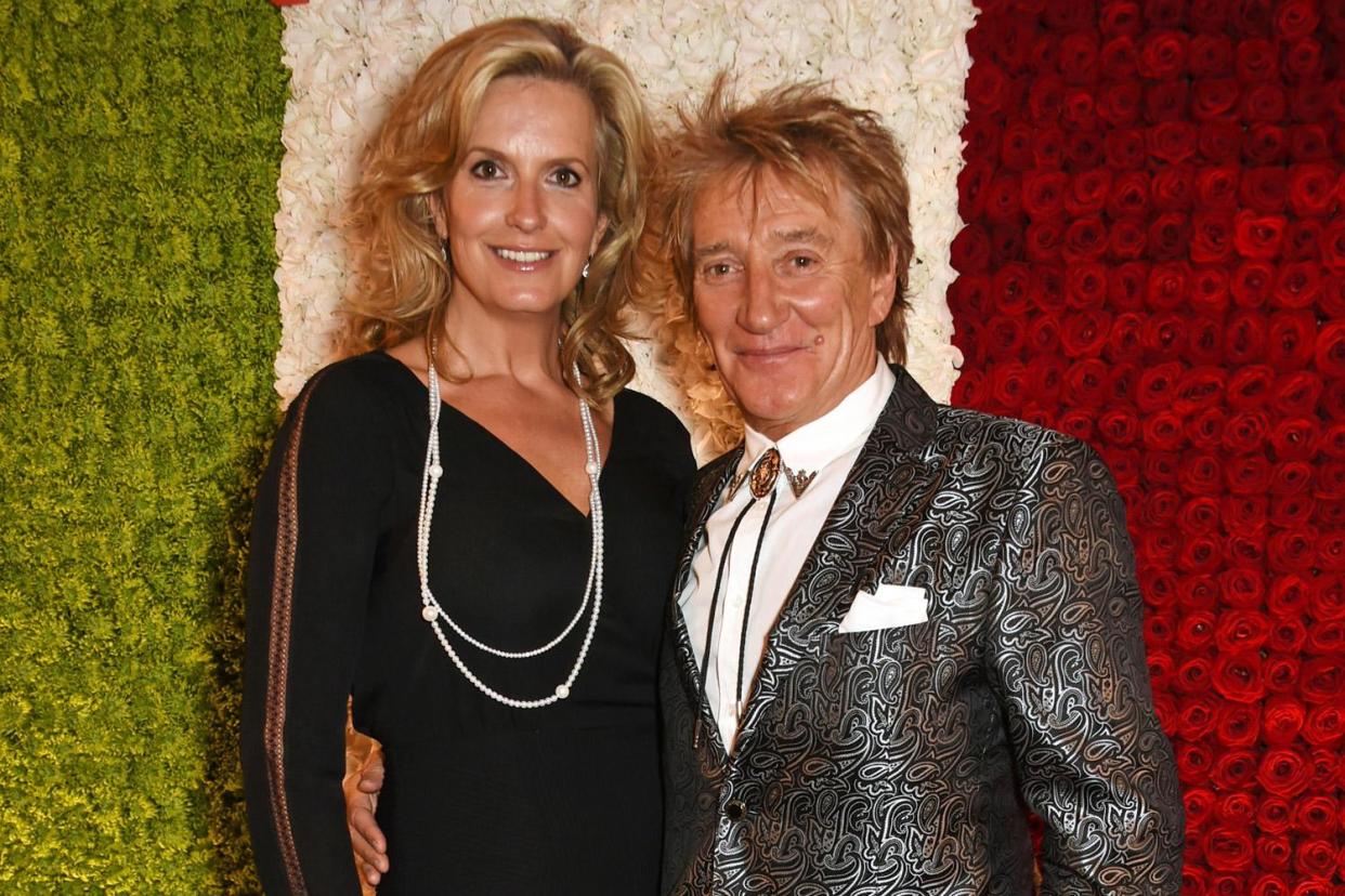 Penny Lancaster has revealed Rod Stewart's tactic for teaching his daughters' a lesson: Dave Benett