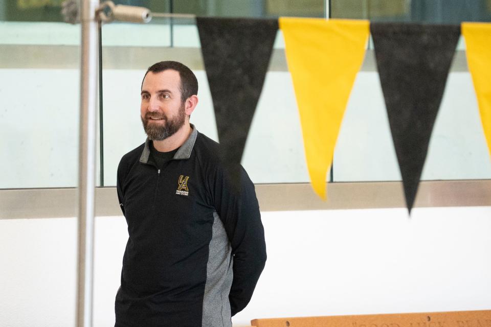 Upper Arlington's Mike de Bear is The Dispatch's All-Metro Boys Swimming Coach of the Year.