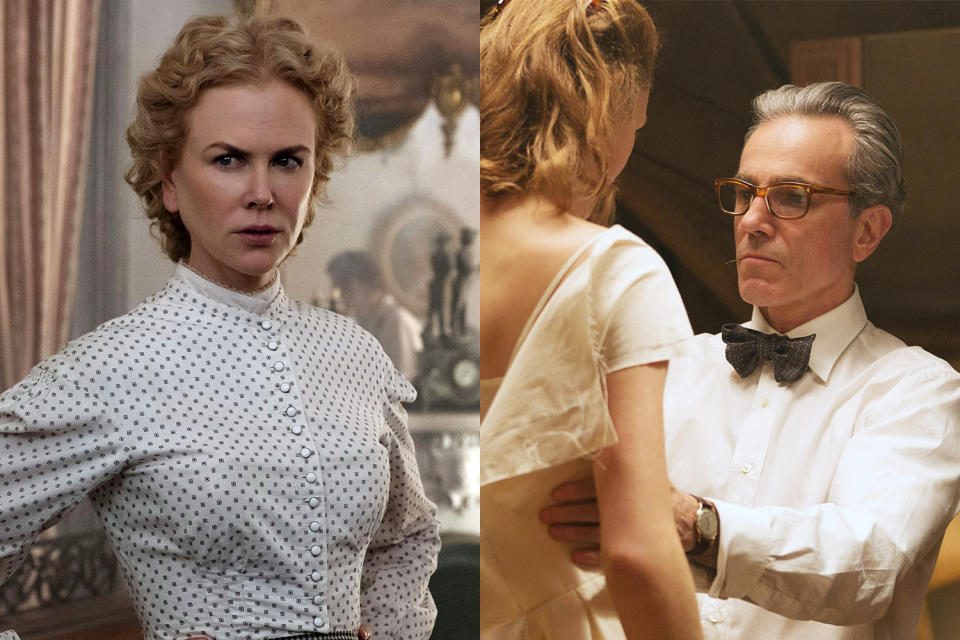 <p>Leave it to Sofia Coppola and Paul Thomas Anderson to put the “fun” back in “fungi.” Delectable — and deadly! — mushrooms play pivotal parts in the climaxes of the directors’ respective period pieces, the Civil War-era <em>The Beguiled</em> and the ’50s-era <em>Phantom Thread</em>. That’s one way to ensure that they never have any unwelcome dinner guests. (Photo: Focus Features /Courtesy Everett Collection) </p>