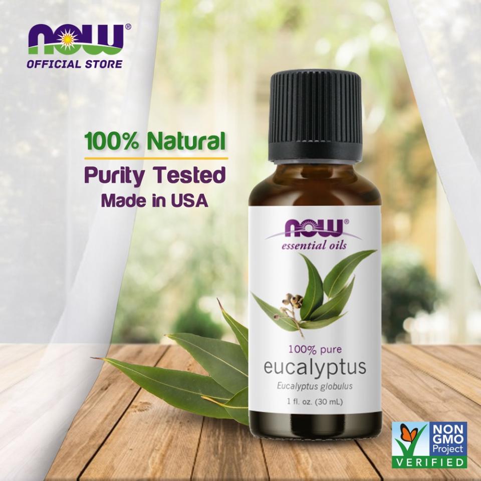 NOW Essential Oils, Eucalyptus Oil, 30ml. (Photo: Shopee SG)