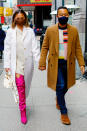 <p>John Legend and Chrissy Teigen were spotted walking hand-in-hand in New York City.</p>
