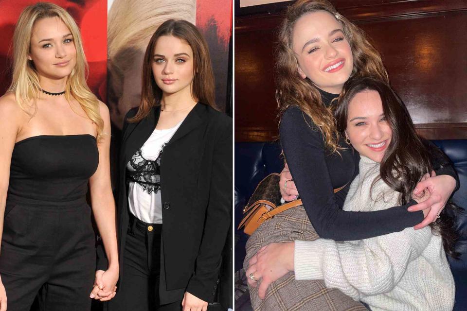 <p>Gregg DeGuire/WireImage ; Joey King Instagram</p> Left: Joey King and Hunter King arrive at the premiere of Warner Bros. Pictures