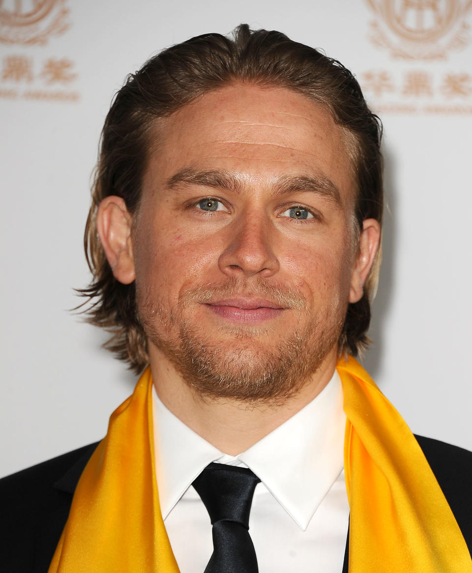 Closeup of Charlie Hunnam