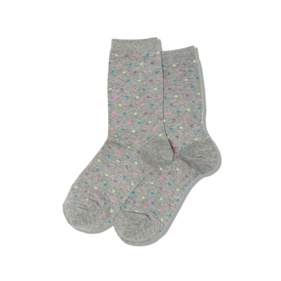 28 Unisex Valentine's Day Gifts: Hot Sox Pin Dot Heart Socks