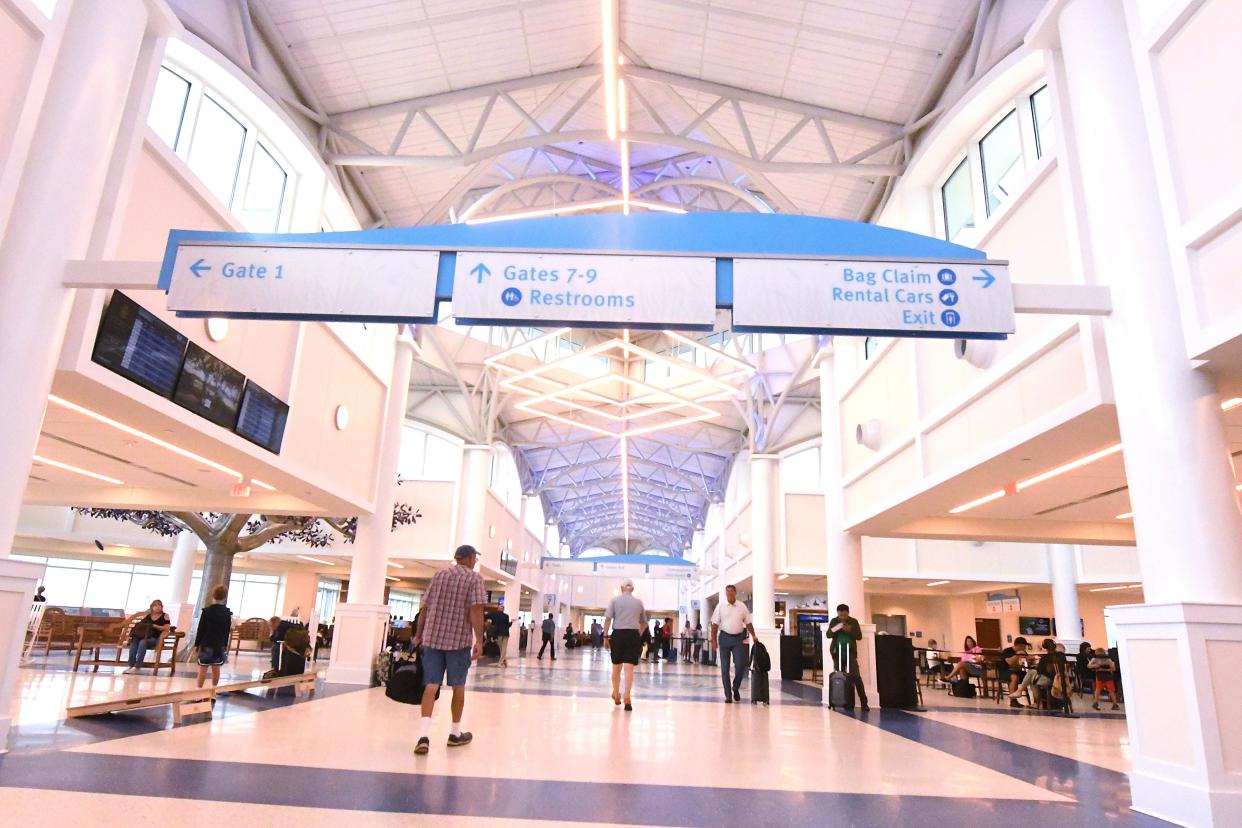 The Wilmington International Airport has added nine new nonstop destinations in the past 18 months and is wrapping up an expansion project to keep up with demand. KEN BLEVINS/STARNEWS