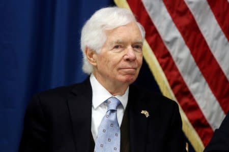 FILE PHOTO: U.S. Senator Thad Cochran takes part in a news conference at the U.S. Embassy in Havana, Cuba, February 22, 2017. REUTERS/Alexandre Meneghini/File Photo