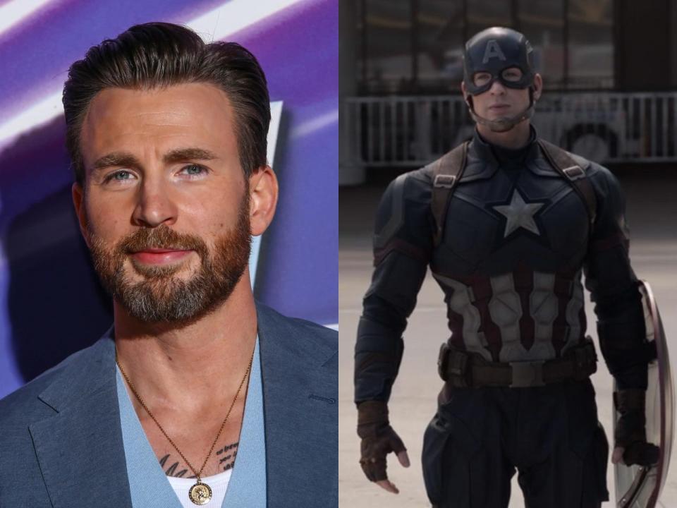 Chris Evans has starred in numerous Marvel films.