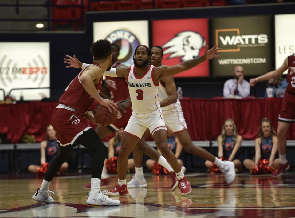 Cam Gooden returns to Utah Tech as it's top returning scorer after posting 11.5 points per game last season.